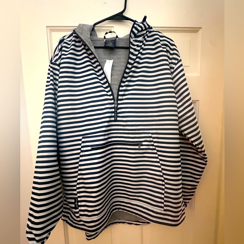 Seaside striped Anorak jacket